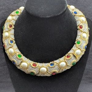 Vintage Ciner Collar Necklace